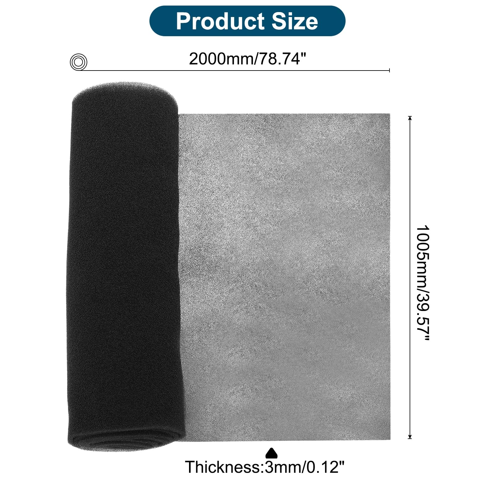 PATIKIL 79" x 40" x 0.1" Air Conditioner Filter Replacement - Image 2