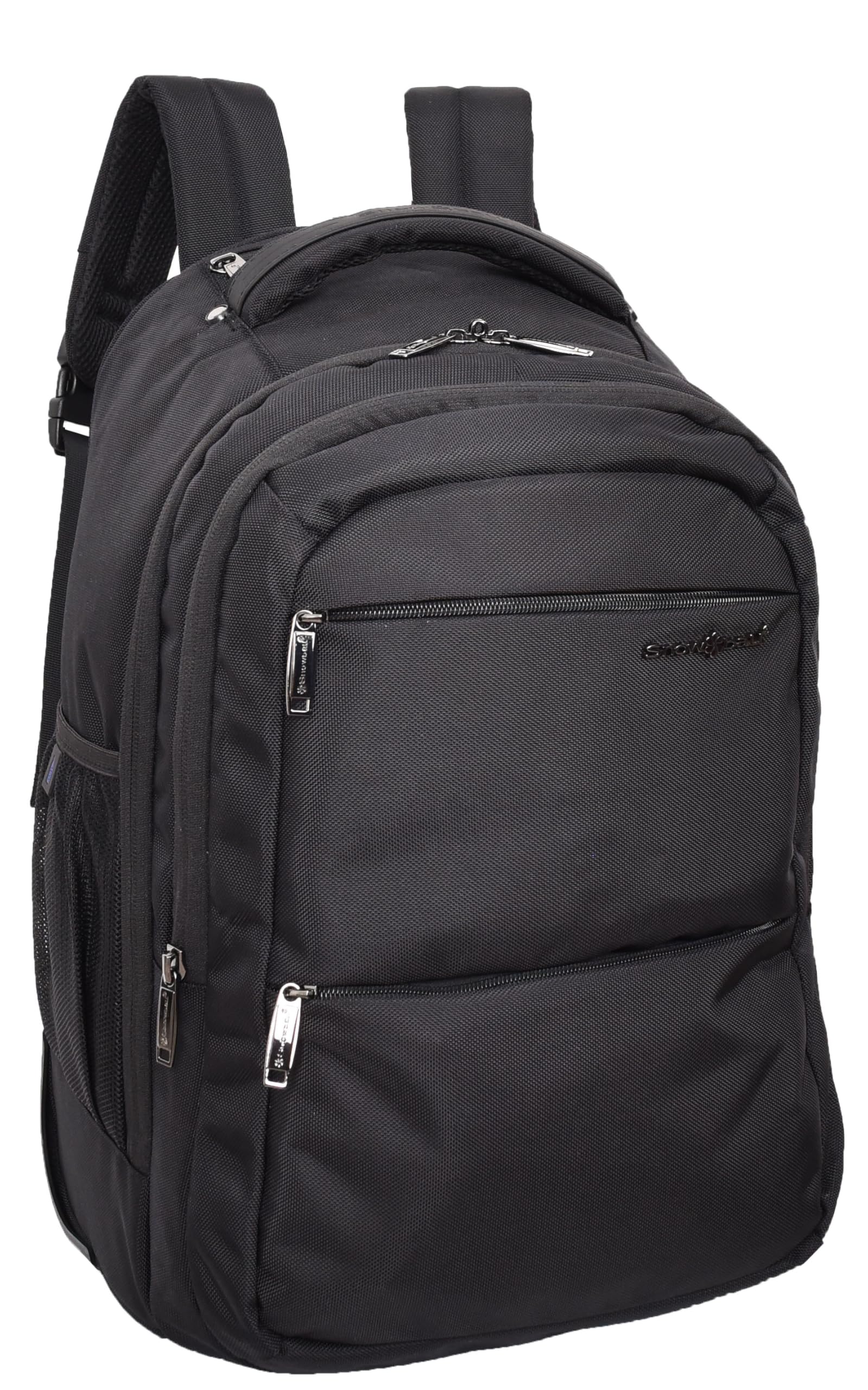 House Of Leather Cabin Backpack Wheels Hiking Trekking Camping Rucksack Telescopic Handle CruiseMate Black