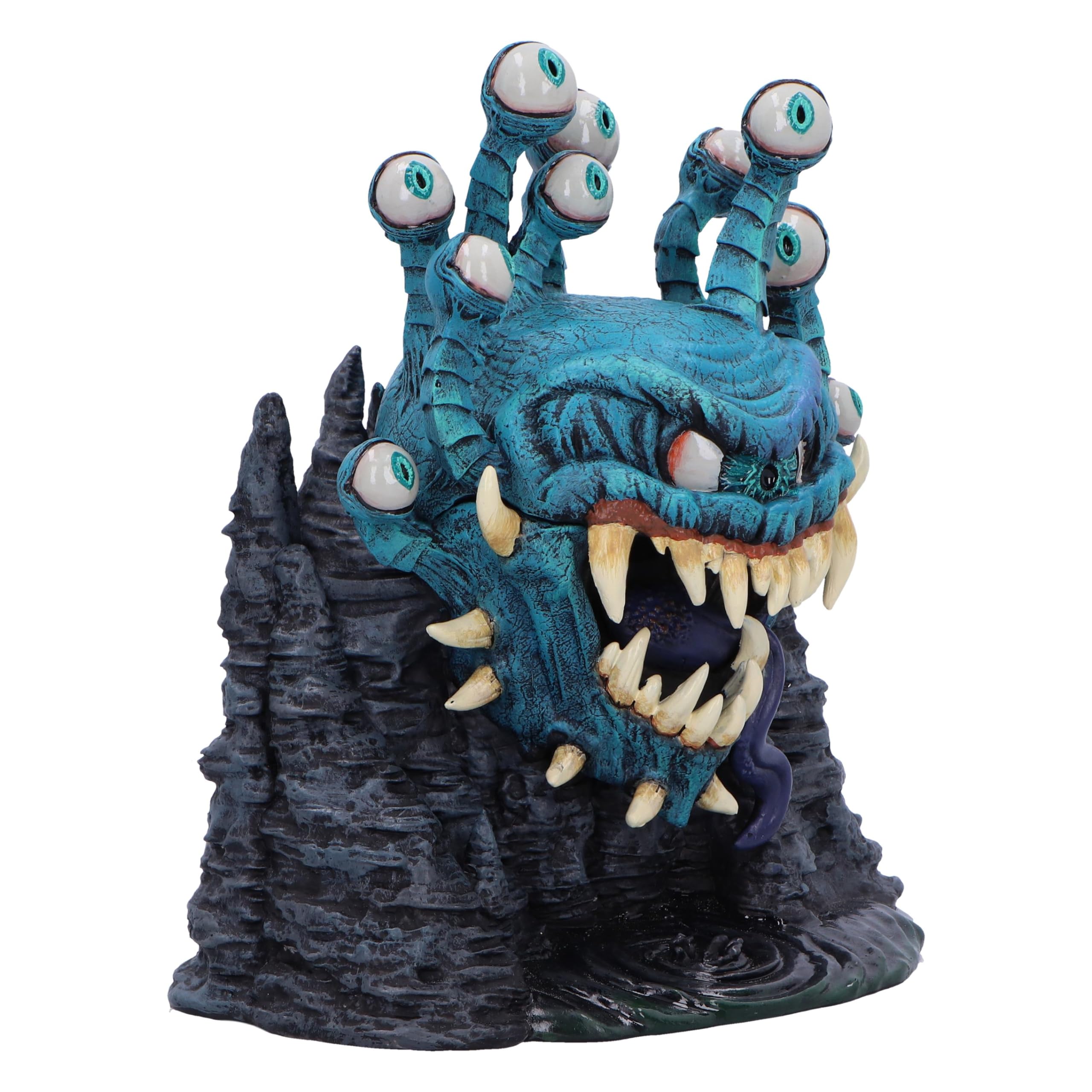 Nemesis Now Dungeons & Dragons Beholder - Scatola per dadi in resina, 15 cm, prodotto ufficiale D&D, design unico, in resina di alta qualità, accuratamente dipinta a mano