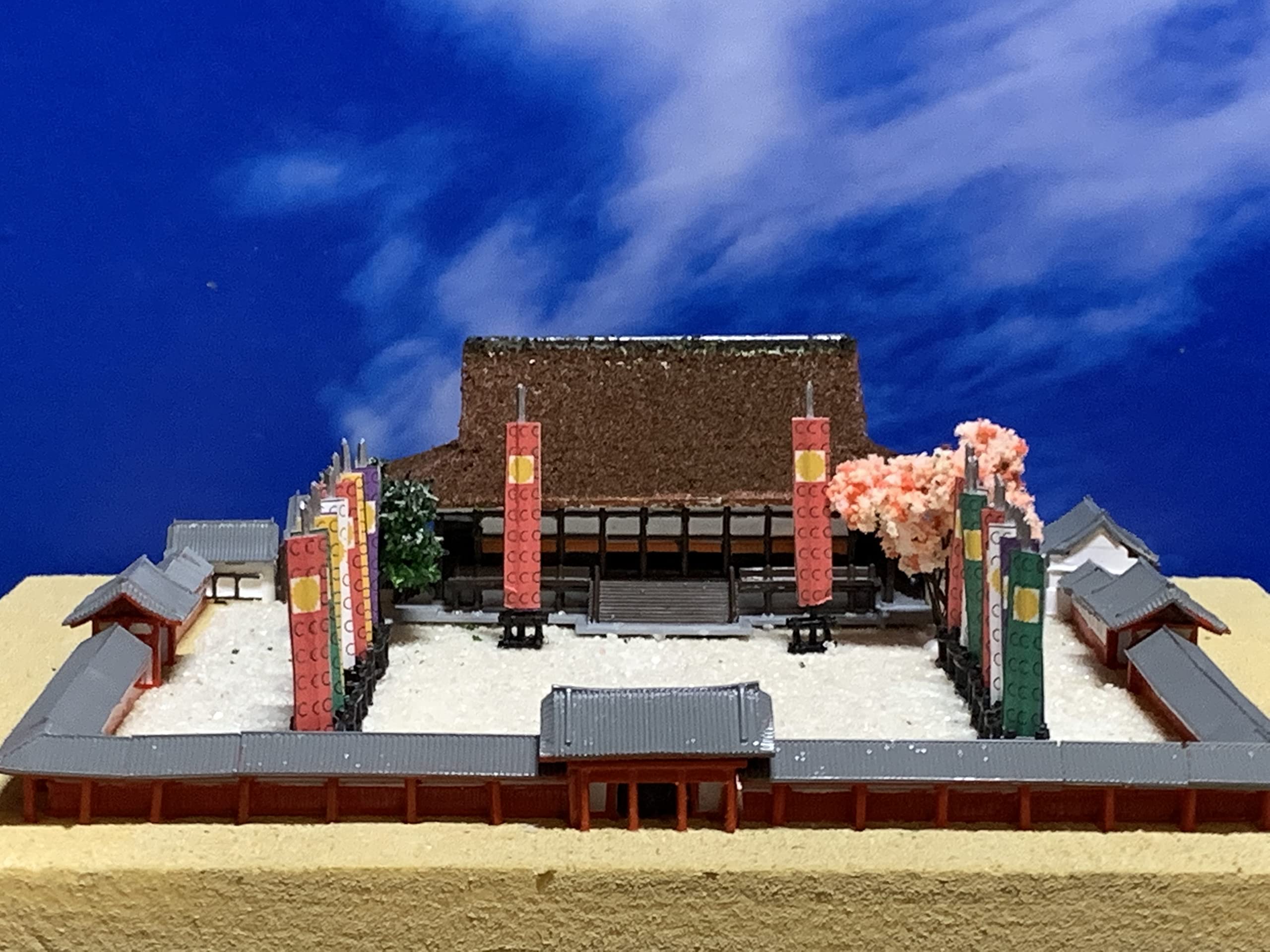 Amazon | [完成品］京都御所 ケース付き ミニサイズ 日本の寺 世界遺産 