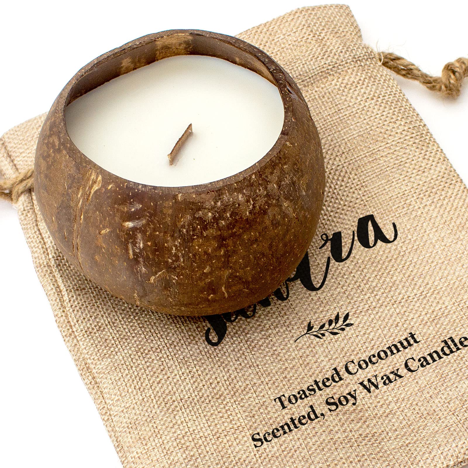 Big Red Egg Coconut Sandra - Bowl Candle – Toasted Scented - Soy Wax - Hand Poured - Gift Present