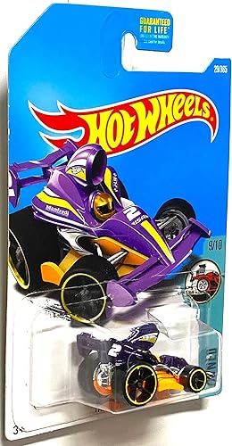 Miniatura 4 de Hot Wheels, 2017 Tooned, Tarmac Attack Mini Car Púrpura 29365