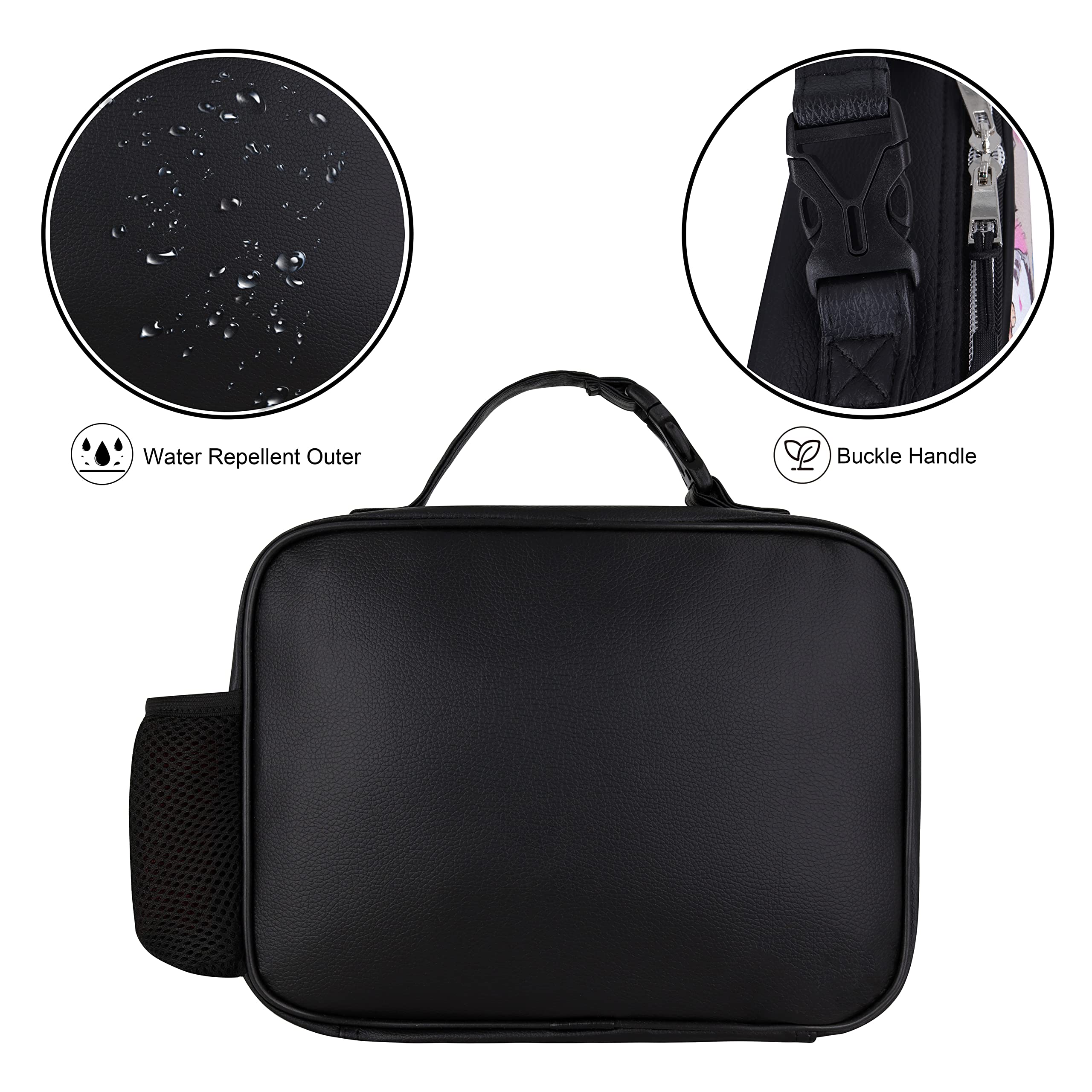 Roffatide Anime Demon Slayer Sac à lunch pour l'école et le travail Boîte à lunch de voyage et de pique-nique Lunch Box Travel Picnic Container