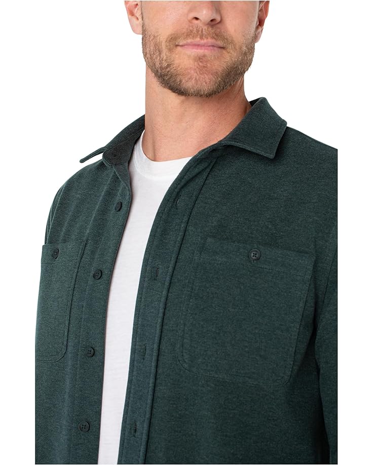 Liverpool Los Angeles Knit Long Sleeve Button Up Shirt - #3 of 3