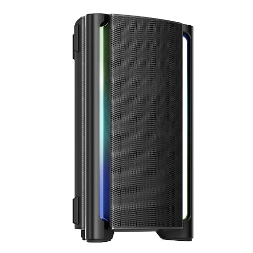 TCL TP200K Bluetooth Party Speaker with 5 RGB Dynamic Light Shows, 12 Hr Battery, and IPX4 Splash-Proof Rating