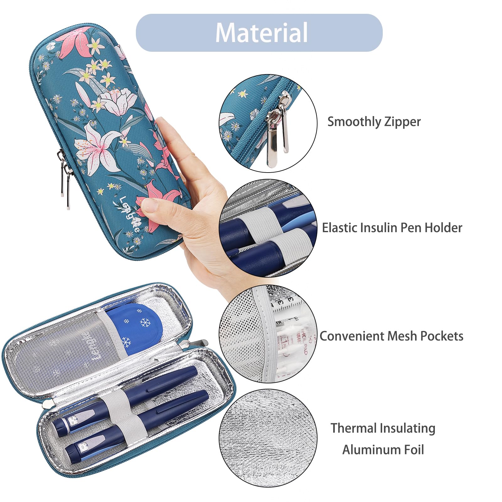 BOMKEE Insulin Cooler Travel Case - Image 3