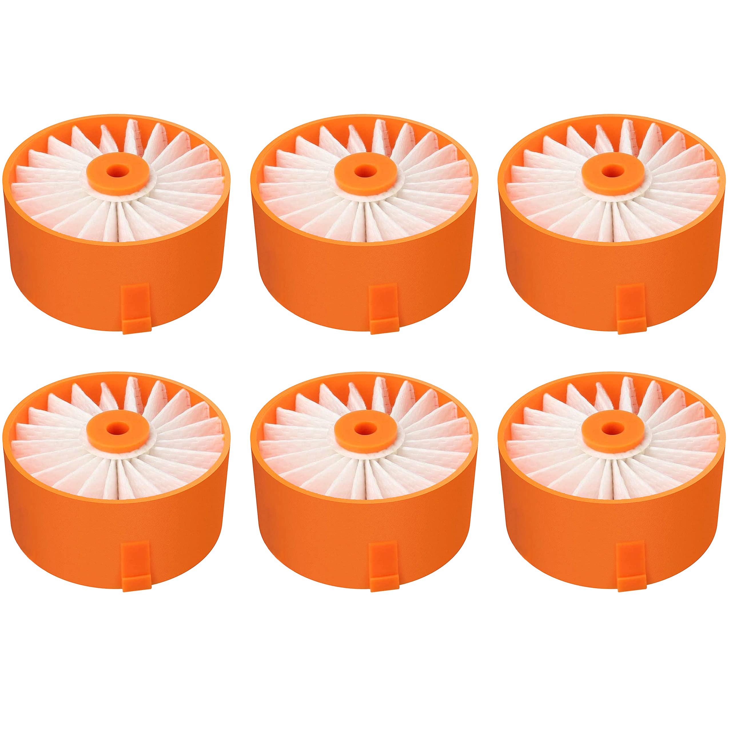 Fette Filter - Vacuum Replacement Filter Compatible with Black+Decker POWERSERIES Extreme Cordless Stick Vacuum. Models # BSV2020 (Pack of 6)