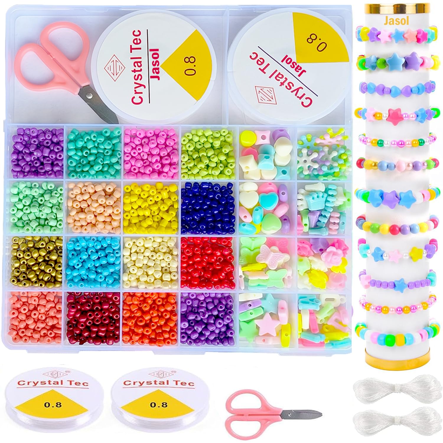Beadsz Bracelet Making Kit Plastic Beads For Kids Crafts Childrens Jewelry Making Kit Diy Necklace Hairband And Rings Craft Kits For 4, 5, 6, 7-Year-Old Little Girls (Kit-4, Multicolor) (B0CS6W39K1) Amazon Price History, Amazon Price Tracker