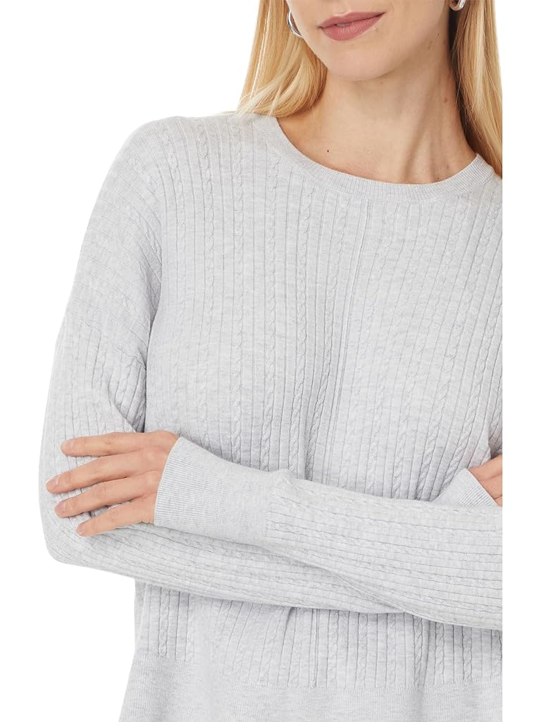 Gray Splendid Veroinca Cable Sweater