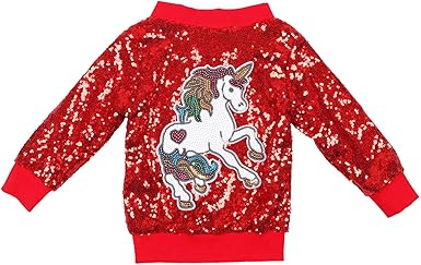 Girls unicorn bomber jacket Clearance