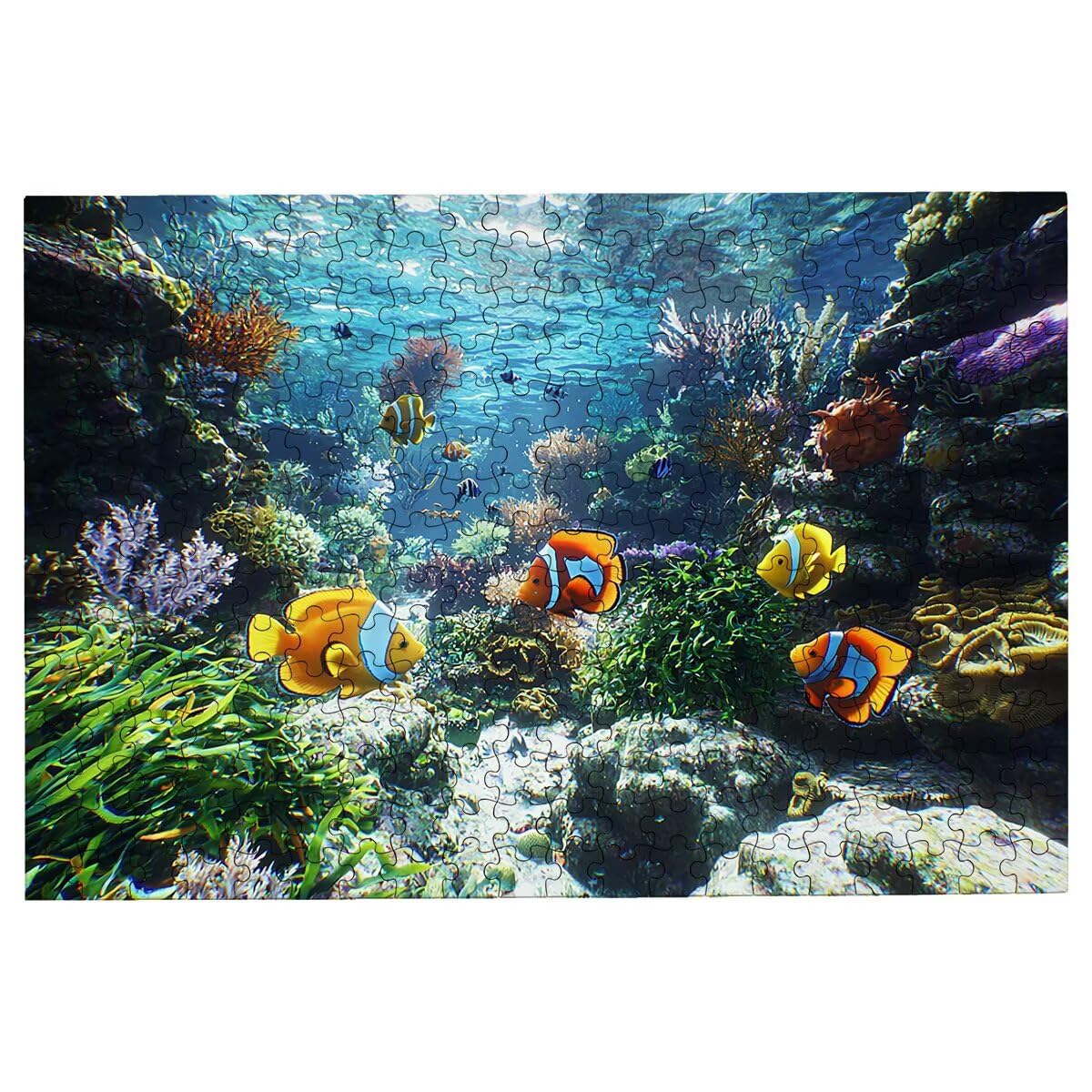 Puzzle 2000 sztuk ryb, koralowe puzzle dla dorosłych, drewniane puzzle kreatywna rozrywka, zabawa, klasyczne puzzle edukacyjne z wysokiej jakości opakowaniem pomysł na prezent dla kobiet Decor -2894