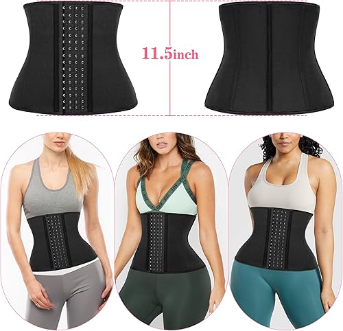 Miniatura 5 de Entrenador corto de cintura para mujer, grasa del vientre inferior, fajas de entrenamiento, corsé de cintura colombianas