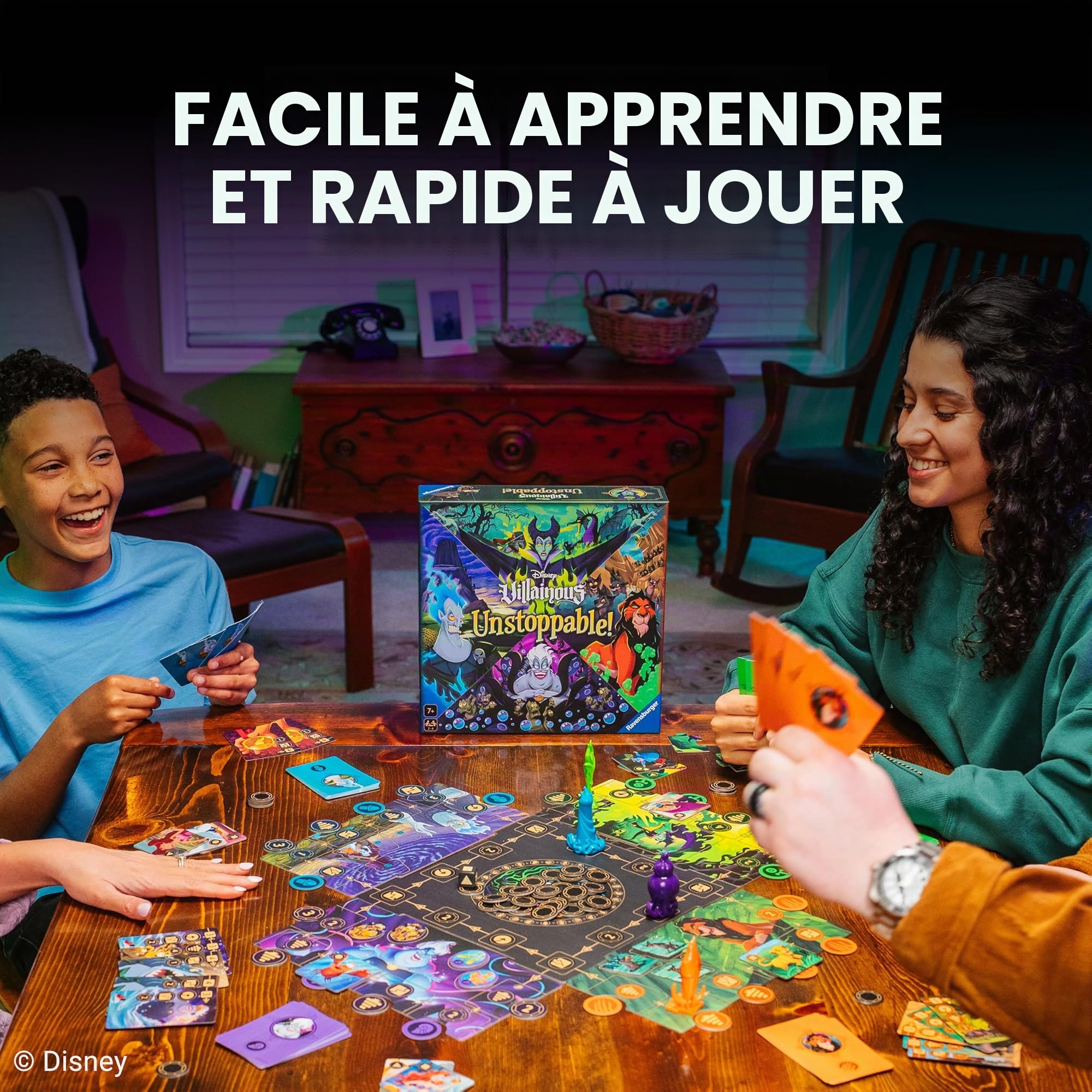 Ravensburger Disney Villainous Game - Unstoppable Strategy Family Board Games for Adults & Kids Age 7 Years Up - 2 à 4 joueurs
