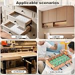 Anti-Slip Router Table Mat Non Slip Work Bench Top Mat - 24" x 48" 2pcs Durable Non Slip Pad Tool Mats for Workshop Woodworking Router Cabinet Drawer Shelf Liner
