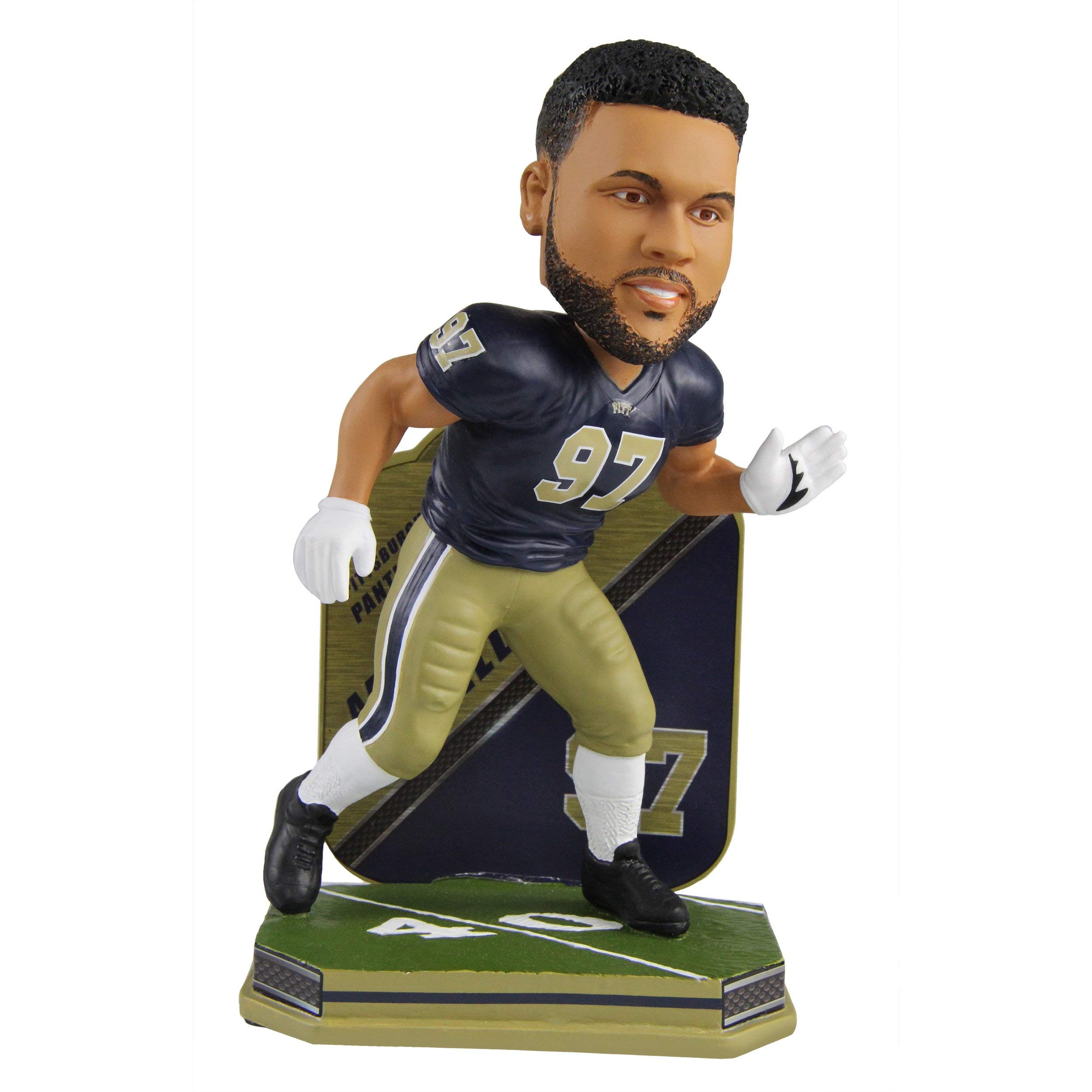 FOCO Aaron Donald Pittsburg Panthers Name and Number Special Edition Bobblehead NCAA