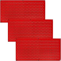 Vista 19 de Wall Control - Tablero de clavijas para pared, paquete de 3 tableros de clavijas horizontales de metal de 16 pulgadas de alto x 32 pulgadas