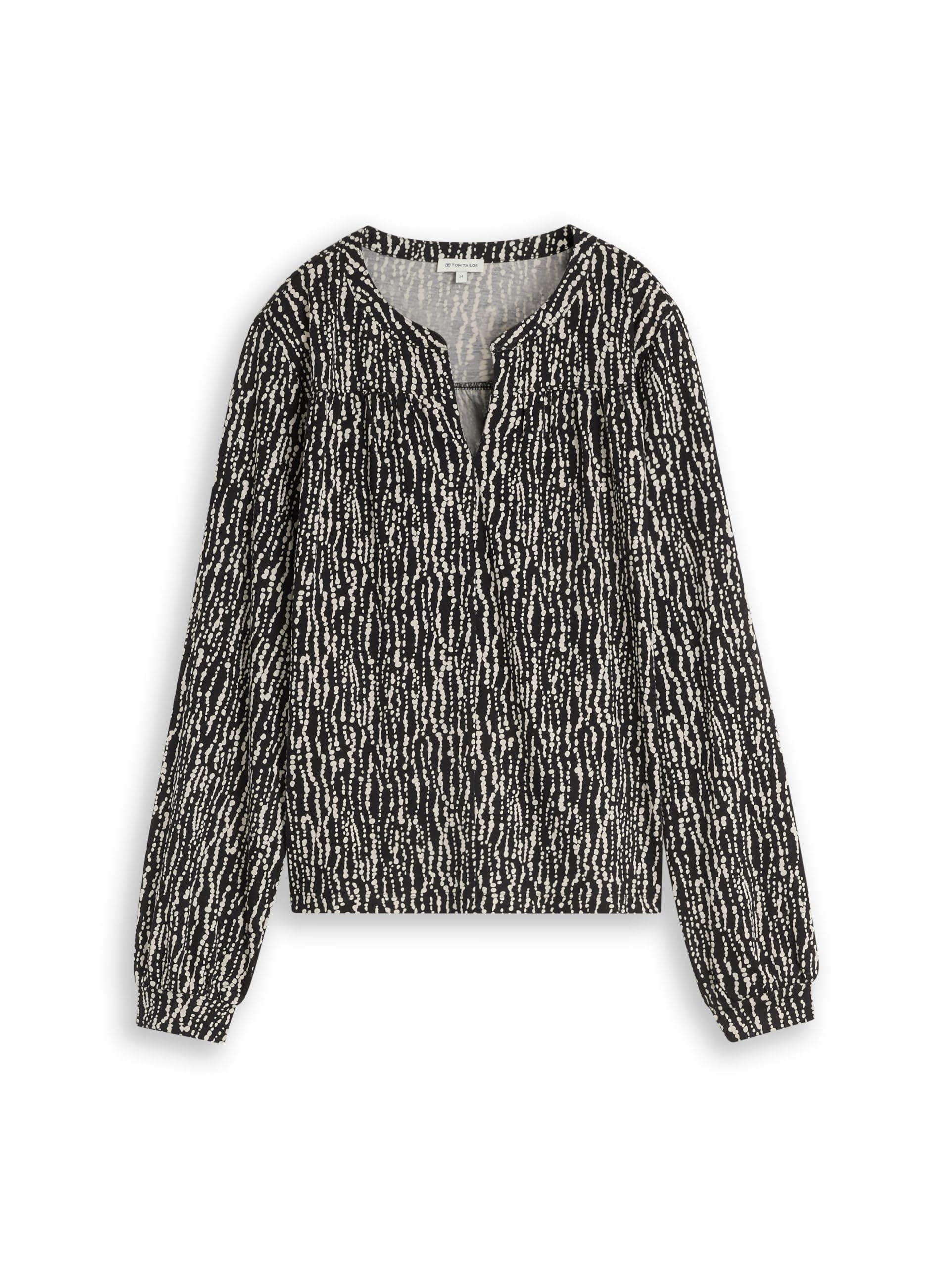 Tom Tailor Women's 1052870 T-Shirt with Leo Print, 41270 - Black Abstract Print, XXL