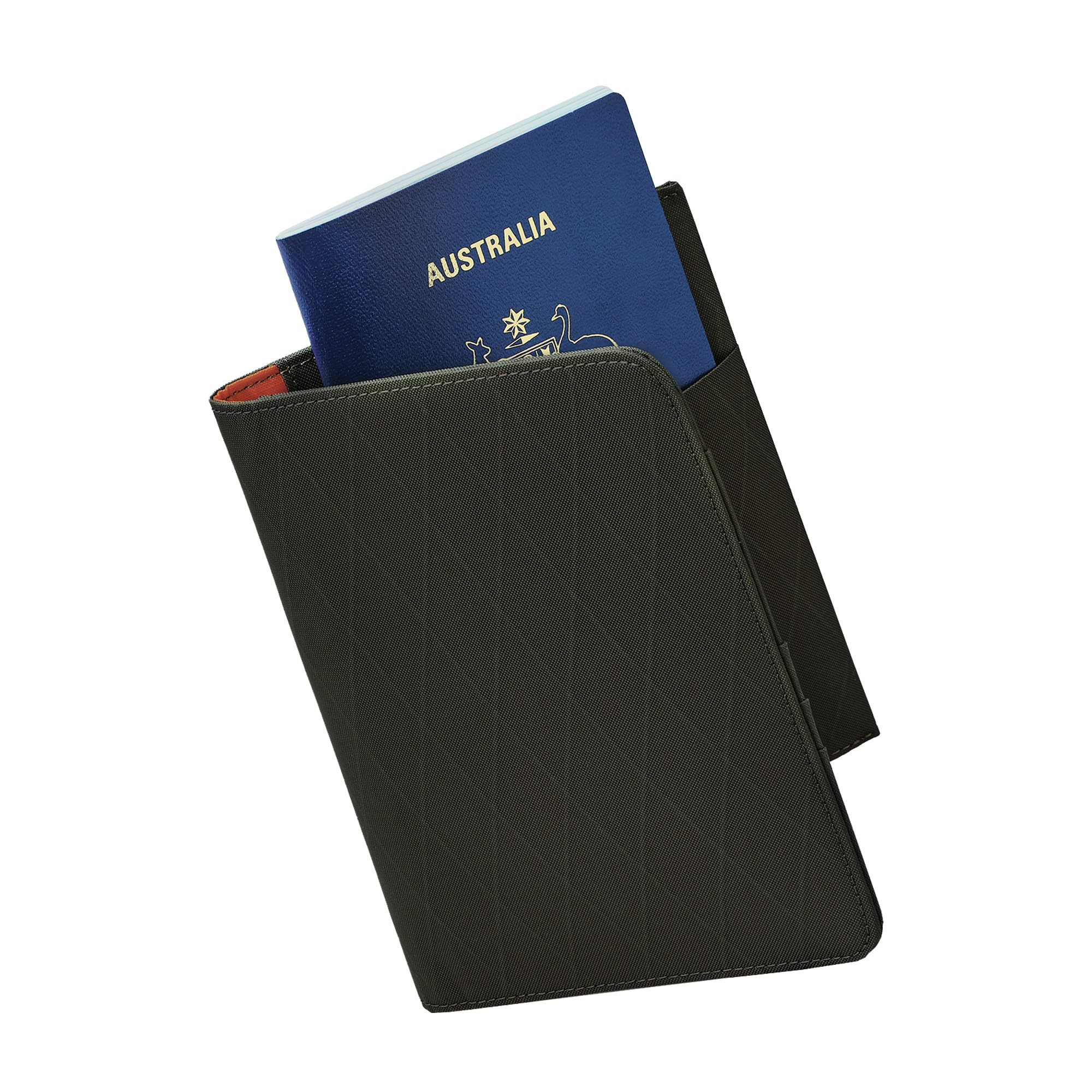 ALPAKA ARK Bifold Passport Wallet - Passport Holder with X-Pac VX21 Weatherproof Fabric, UV Proof, Passport Slot, 3 Card, Cash, Travle Documents Slots