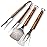 YouTheFan NFL Tampa Bay Buccaneers Classic Series 3-Piece BBQ Set Stainless Steel, 22 x 9