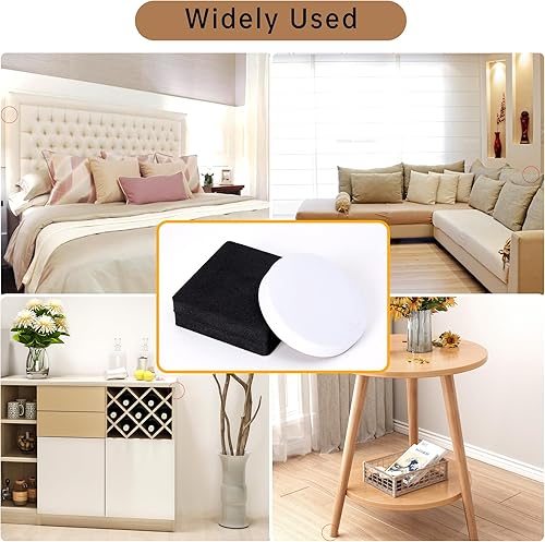 Miniatura 7 de Tapones antivibración para cabecero de cama contra la pared, tapones de ruido de cama, parachoques de cabecera para evitar que golpeen la pared,