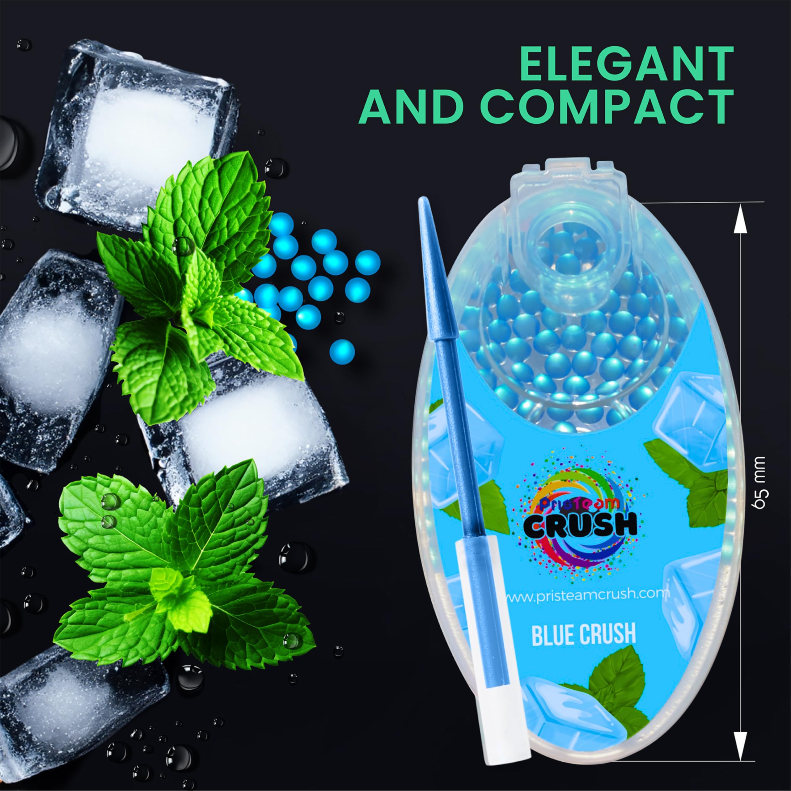 Menthol Balls for Cigarettes - 300 Blue Crush Crushballs (3 x 100)