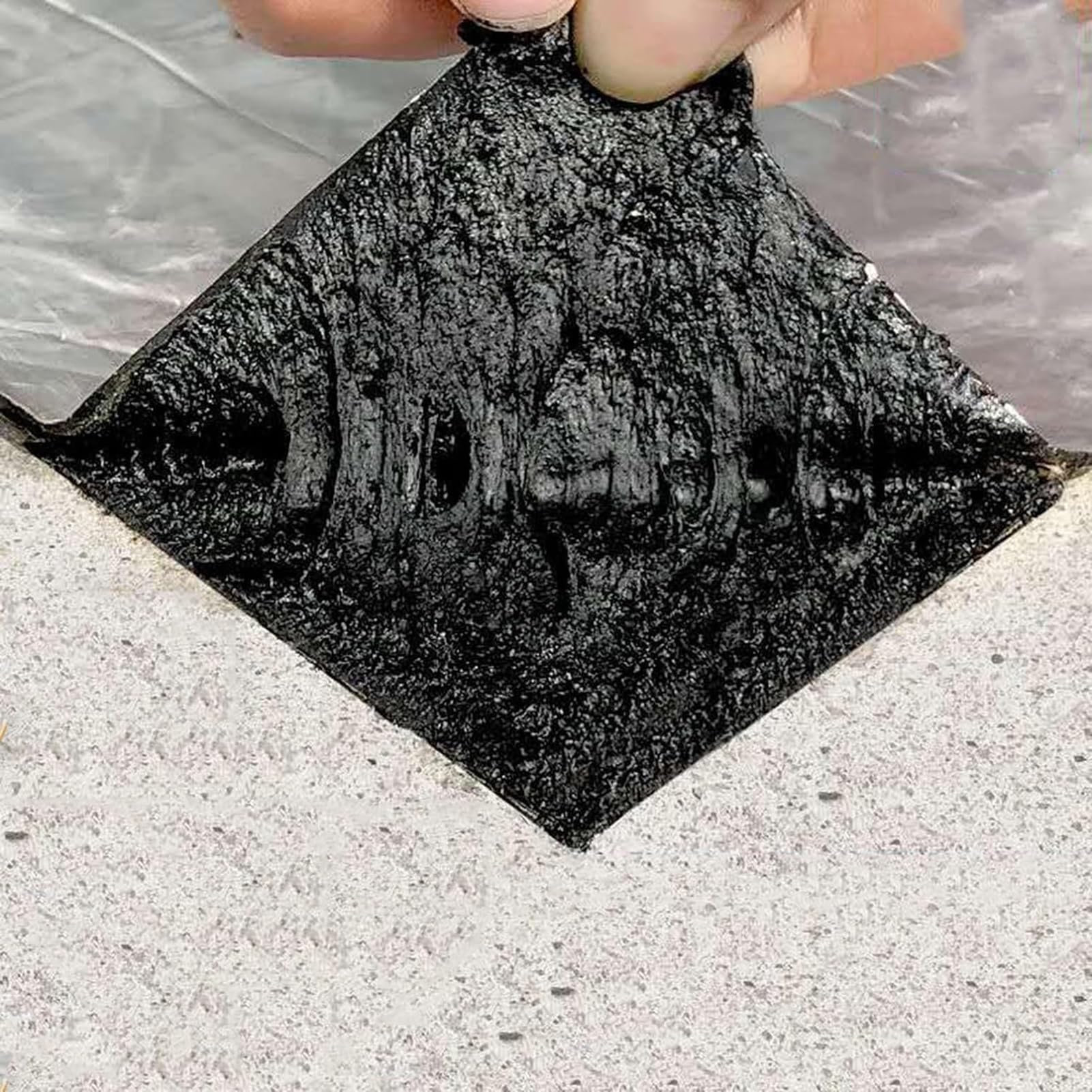 Cinta de Sellado Bituminosa, Cinta de Aluminio para Reparar Grietas, Canaletas Yujeros en Techos, Autoadhesiva, Sellador de Fugas en Juntas de Cubierta Y Vigas, Personalizable./50*200Cm/1.64*