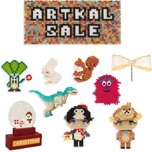 Miniatura 6 de Fuse Beads 9600 cuentas derretidas en 48 colores, cuentas de hierro de 0.197 in compatibles con Perler Beads Hama para manualidades