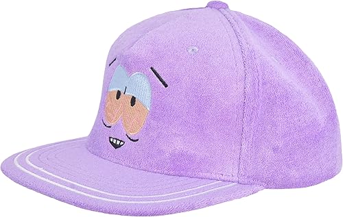 South Park - Gorra de béisbol Towelie Snapback con ala plana, índigo, talla única, Índigo