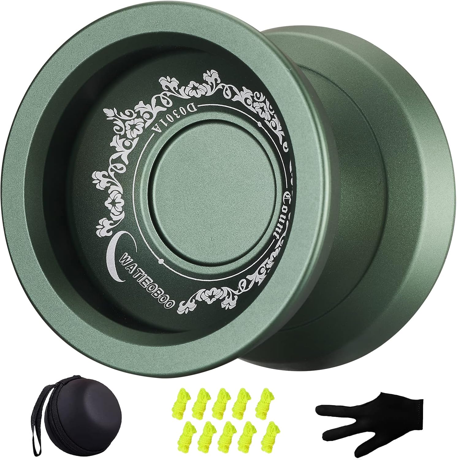 WATIEOBOO Yoyo Professional, Metal Unresponsive Yoyo for Kids Beginners, Adults