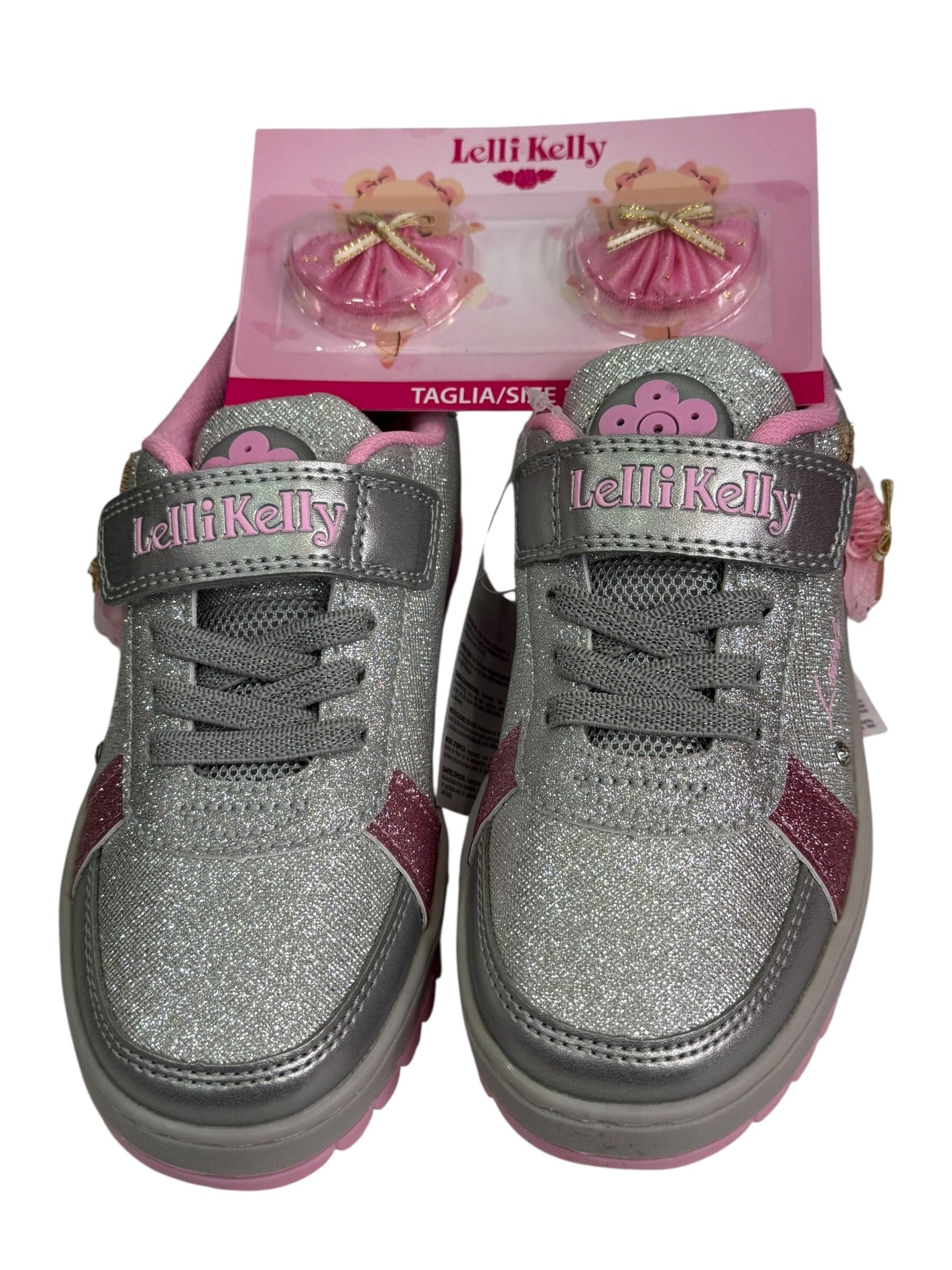 Lelli Kelly Scarpa Mille Stelle Dance Orsetto tutù Intercambiabile LKAA5210 con Jingle e luci (Sistema Taglie Calzature EU, Bambino Piccolo (2-5 Anni), Numero, Media, 25)