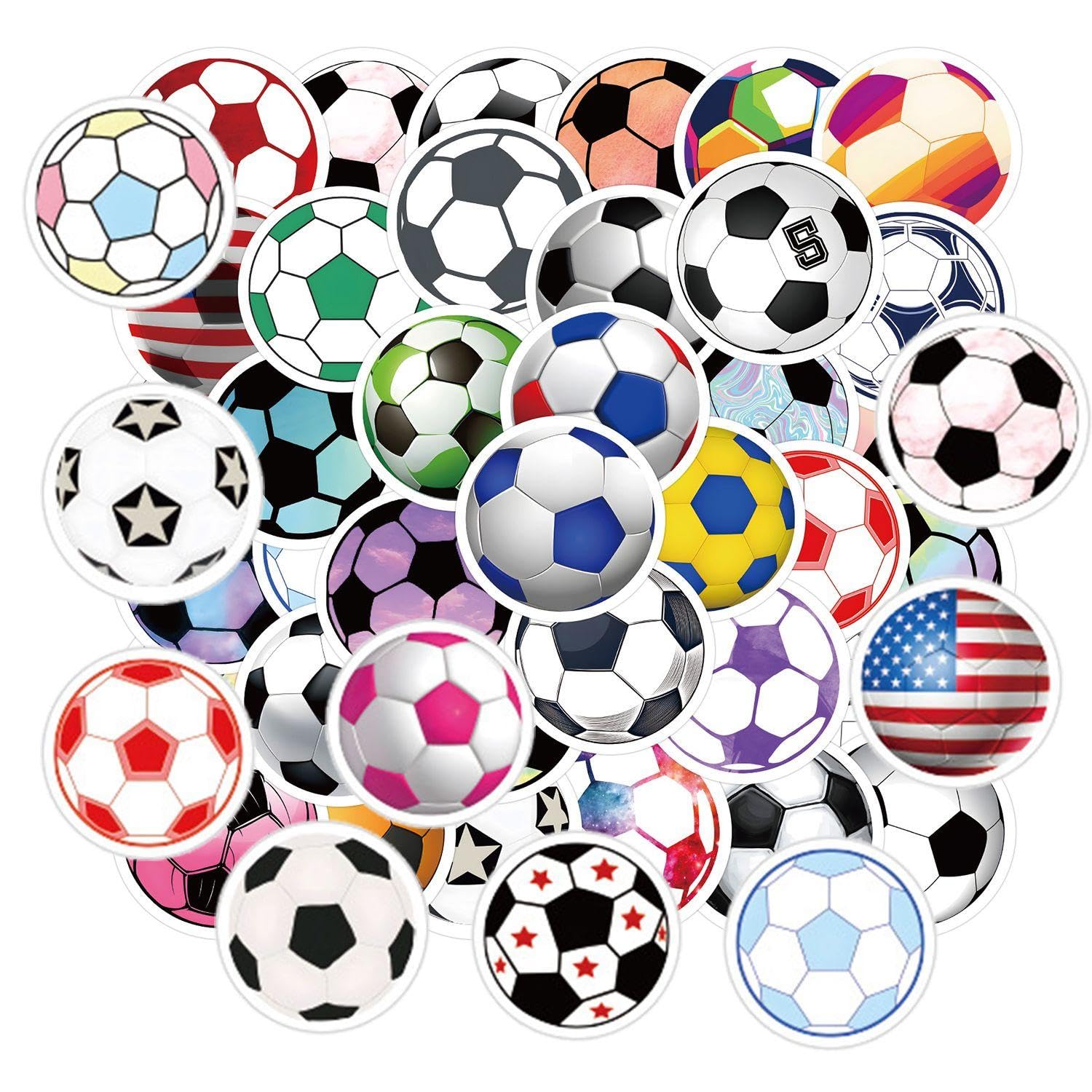 120 Pegatinas De Futbol, ​​Pegatinas De Encuentros Deportivos, Pegatinas De Futbol Scrapbook, Pegatinas De Futbol De Taza De Agua, Pegatinas Decorativas De Futbol