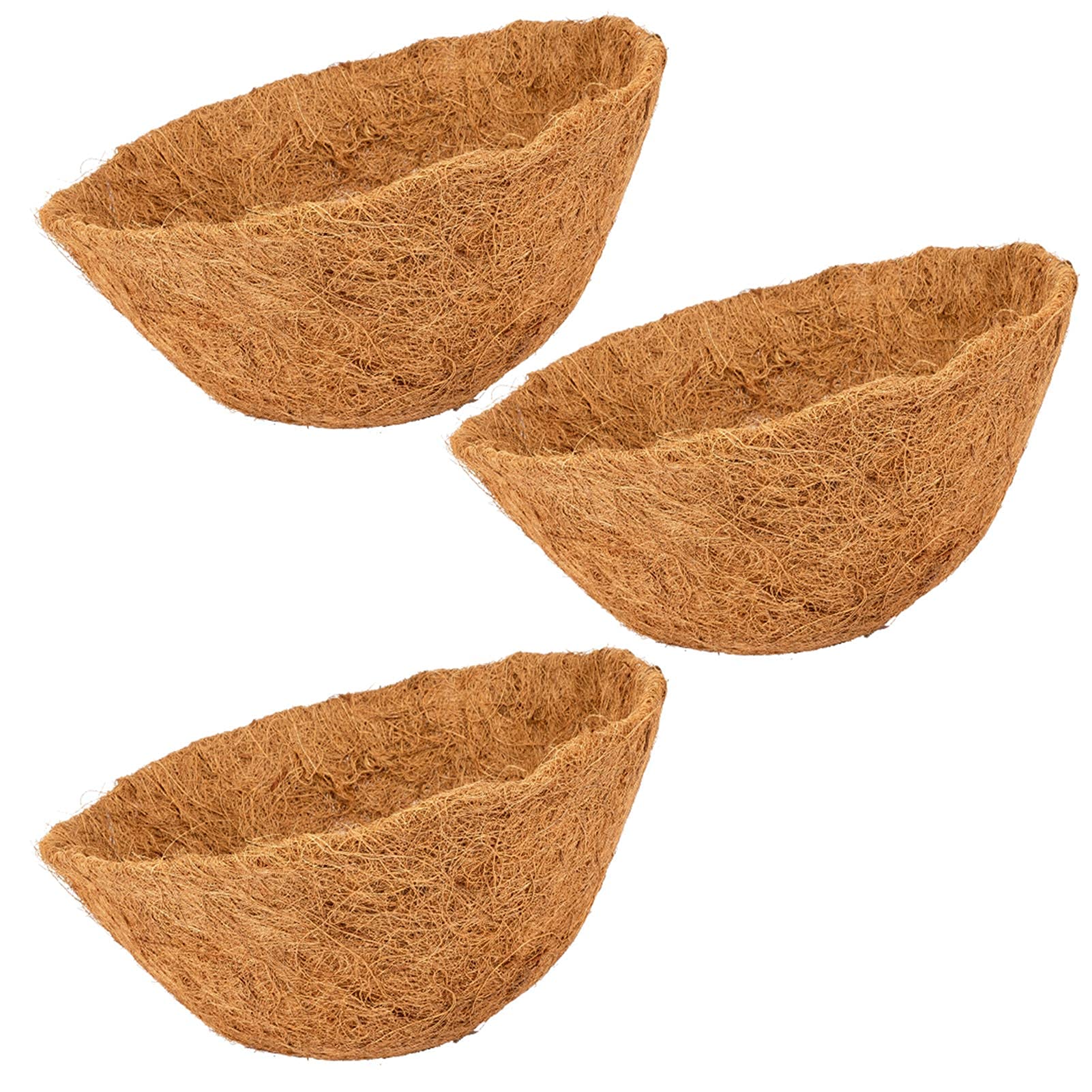 KURUPPATH GROUP 3 Pack Basket Shaped Coco Replacement Liners- 12 Inch Round Replacement Coco Liner Coconut Fiber Plant Basket Liner for Hanging Basket Flower Vegetable Plant Hangers (B09BKTYKX5) Amazon Price History, Amazon Price Tracker