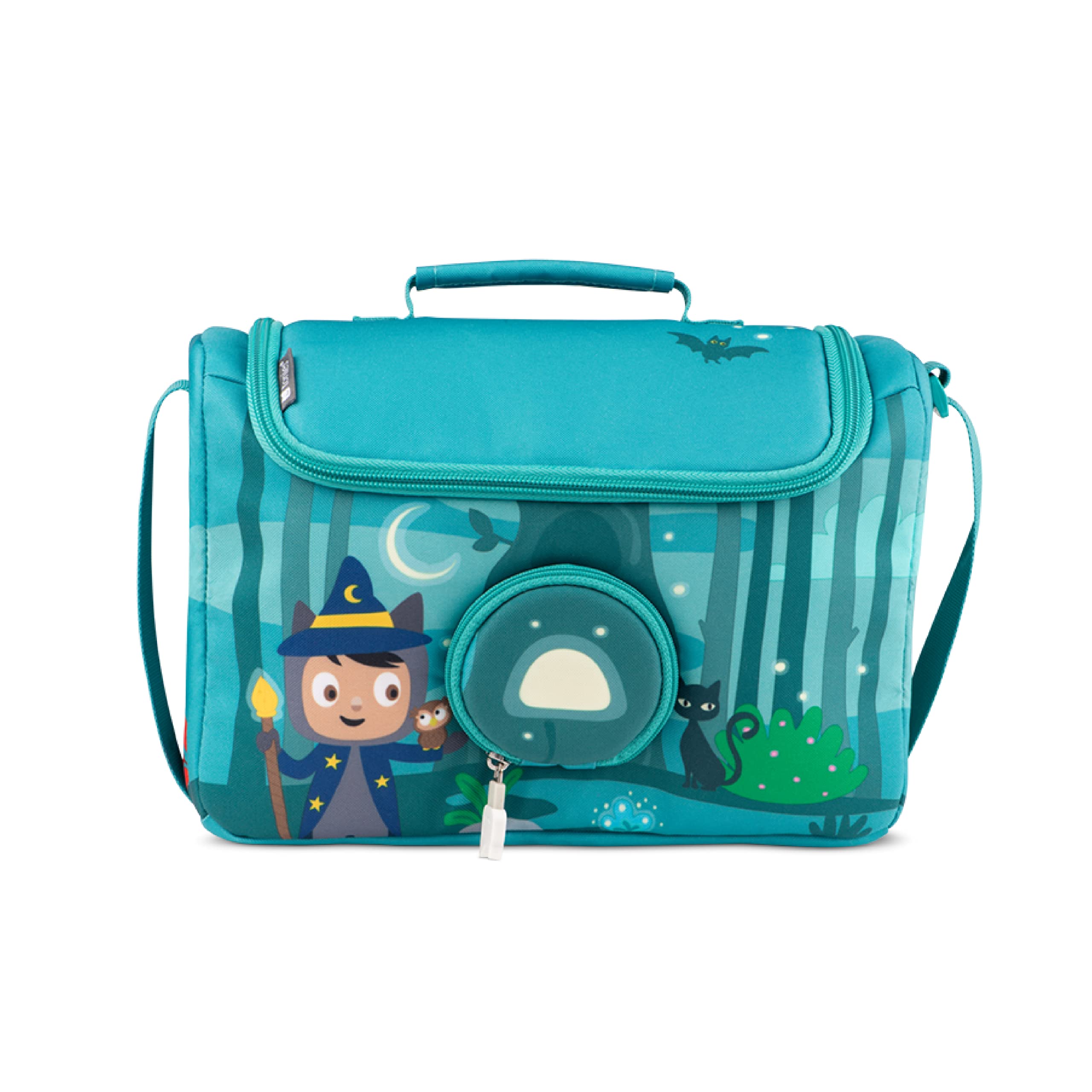 tonies Listen & Play Bag - Enchanted Forest, Carry Bag to Store Toniebox, Headphones, Charging Station, and Six or More, Kid's Gifts