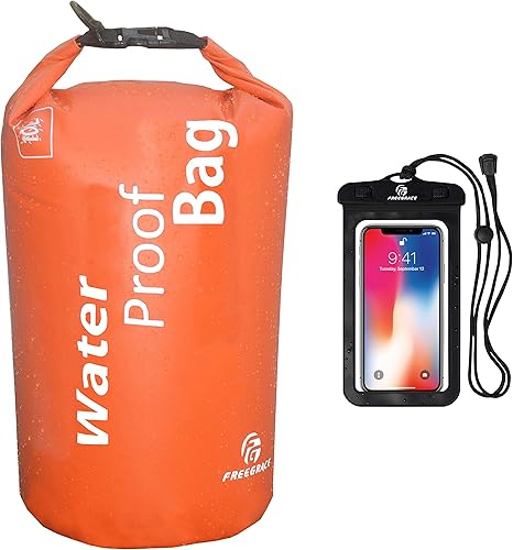 Bolsa impermeable Freegrace bolsa impermeable ligera con sellos y funda impermeable, flota en el agua, mantiene el equipo seco para kayak, playa,