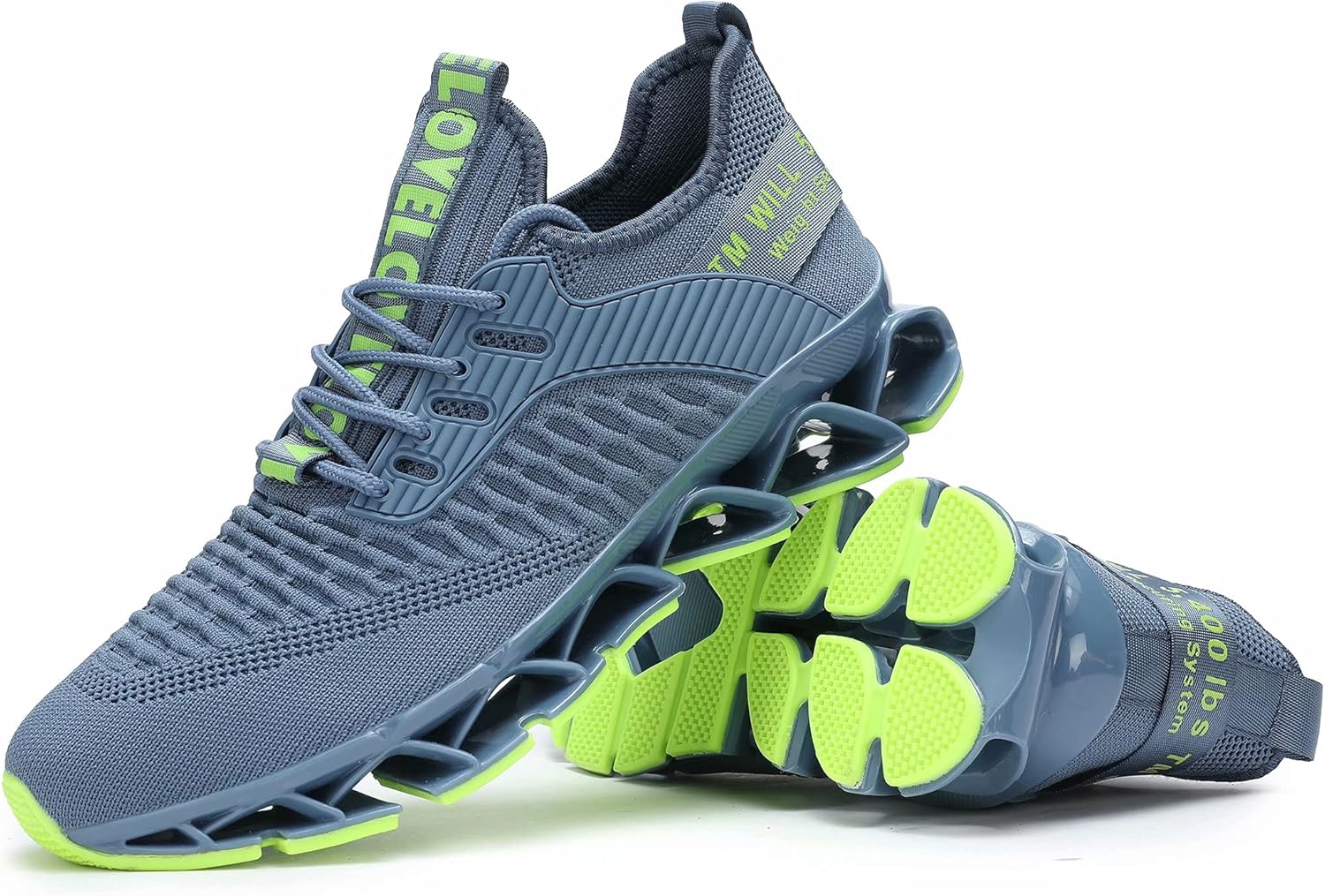 Chopben Men's Running Shoes Blade Non Slip Fashion Sneakers Breathable Mesh Soft Sole Casual Athletic Walking Shoes - Image 6