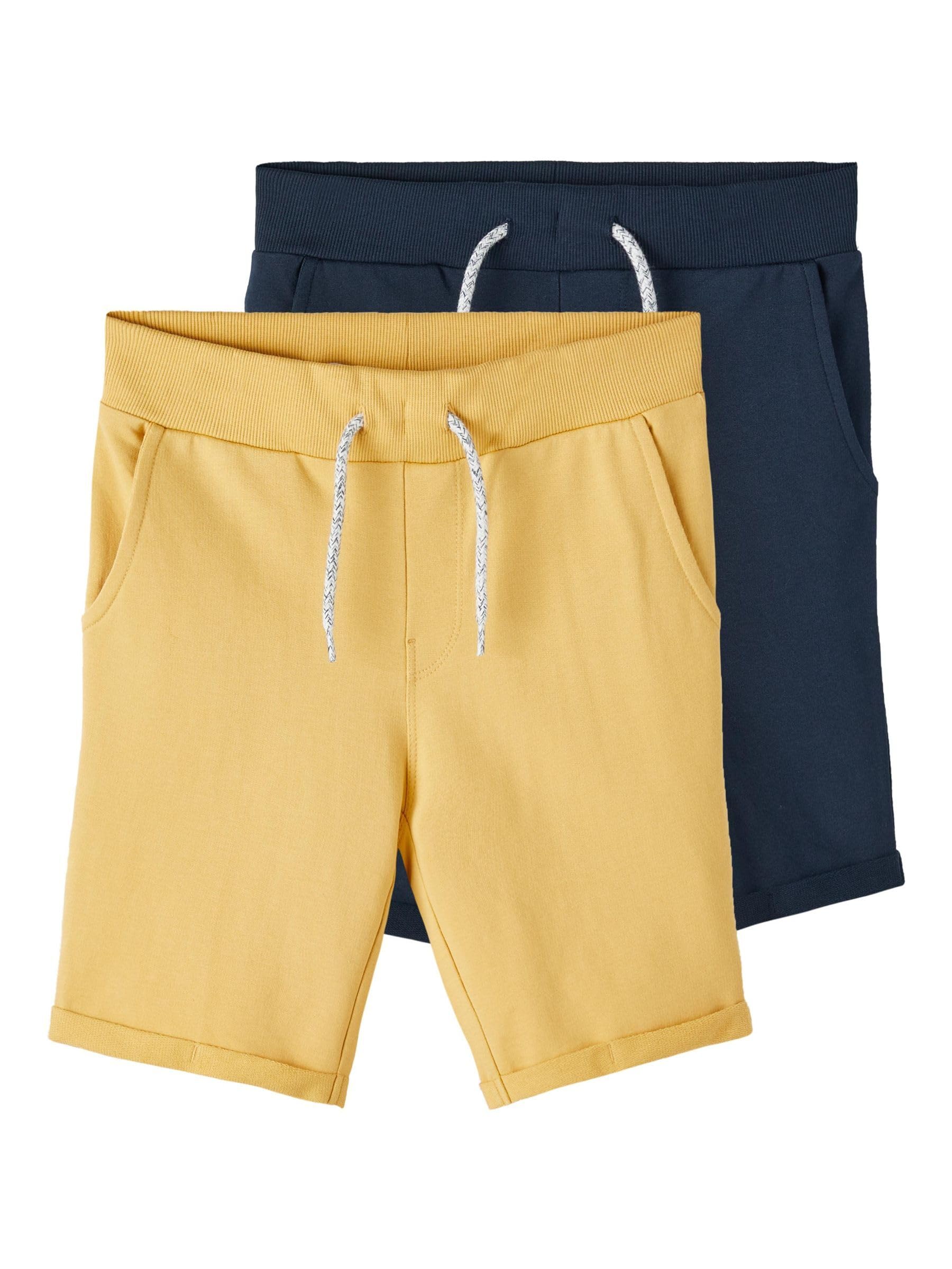 NAME IT Nkmvermo 2p Long Swe Shorts UNB F Noos - Pantalones Cortos Niños