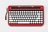 Ajax Retro Typewriter-Style Keyboard PENNA RED