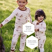 Vista 249 de Burt's Bees Baby - Pijama de una pieza para bebé, mameluco para dormir y jugar, algodón 100% orgánico, cremallera frontal Guitarra acústica.