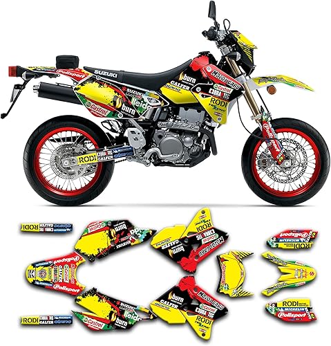 Miniatura 46 de Juego de calcomanías Kungfu Graphics personalizadas para Suzuki DRZ 400 SM Supermoto 1999, 2000, 2001, 2002, 2003, 2004, 2005, 2006, 2007, 2008,