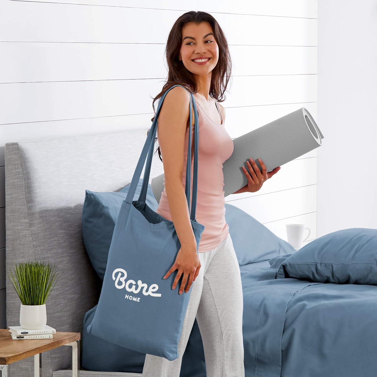 Bare Home Flannel Sheet Set 100% Cotton, Velvety Soft Heavyweight - Double Brushed Flannel - Deep Pocket (King, Coronet Blue) : Home & Kitchen