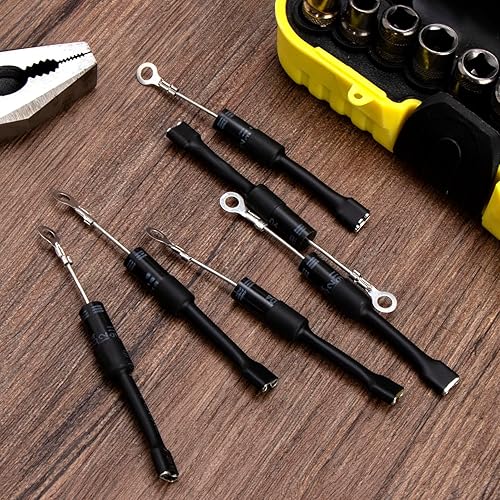 Miniatura 3 de HINZIC 6 diodos de microondas CL04-12 0.5A 12KV, CL4512 diodo de alto voltaje, diodo aislado por microondas compatible con WB27X10597 W10492276