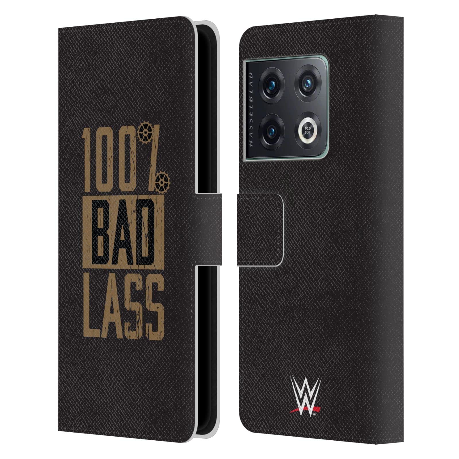 Head Case Designs Officially Licensed WWE 100% Bad Lass 2 Becky Lynch Leather Book Wallet Case Cover Compatible With OnePlus 10 Pro
