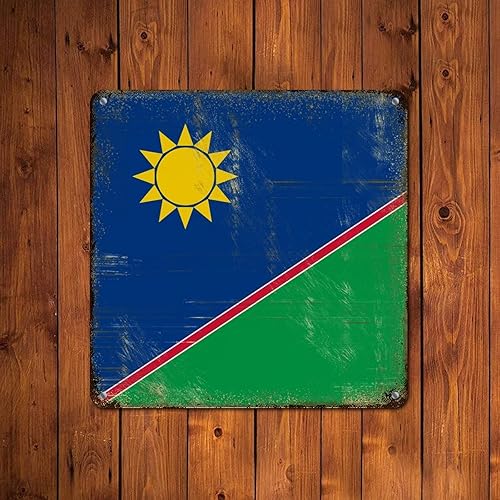 Vista 71 de Letrero de metal con bandera de país internacional, bandera de Polonia, regalo de bandera de Polonia, letreros de aluminio envejecidos