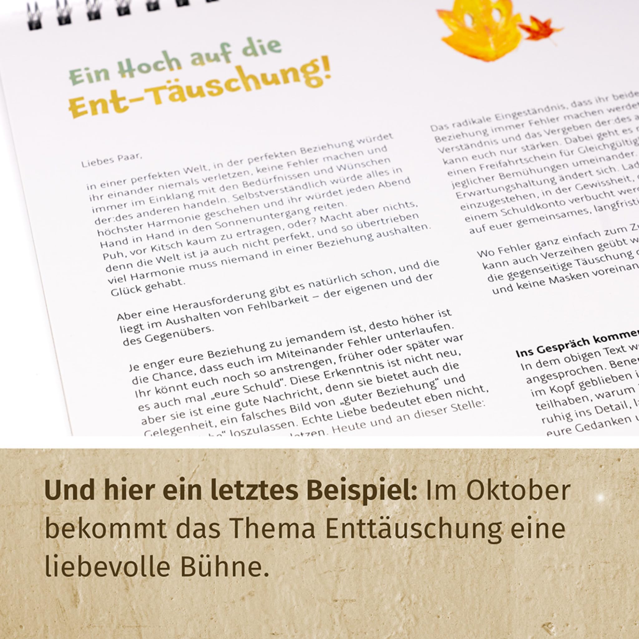 Paarzeit Wandkalender 2025 – Jahreskalender für Paare. Echte Verbundenheit, ein Date pro Monat. Geschenk Weihnachten für Erwachsene (Frauen/Männer/Queer), dekorativer Monatskalender, 12 Erlebnisse
