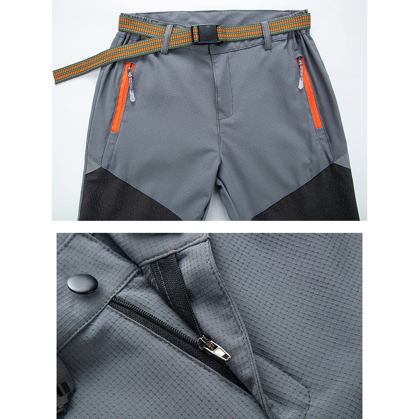 Daysskk 2-in-1 Zip Off Hose Kinder Jungen Mädchen Sommer Wanderhose Schnelltrocknend & Wasserdicht 110-160