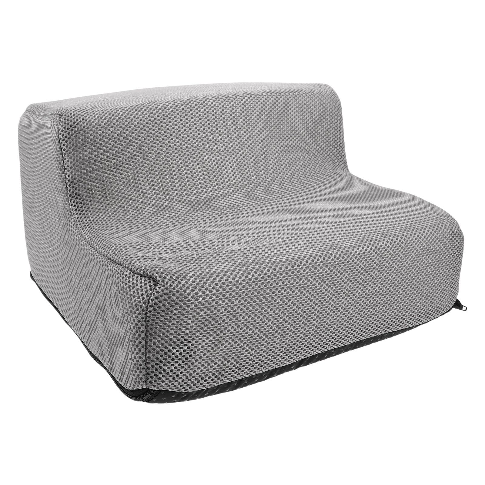 Escalera para Mascotas con Funda Lavable de Malla para Proteger Articulaciones de Perros Pequeños
