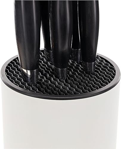 Miniatura 2 de Juego de cuchillos de cocina con 6 cuchillos, bloque de cuchillos, cuchillas de acero inoxidable alemán y asas G-10 para tallar y rebanar