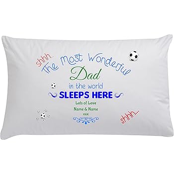 personalised fathers day pillow