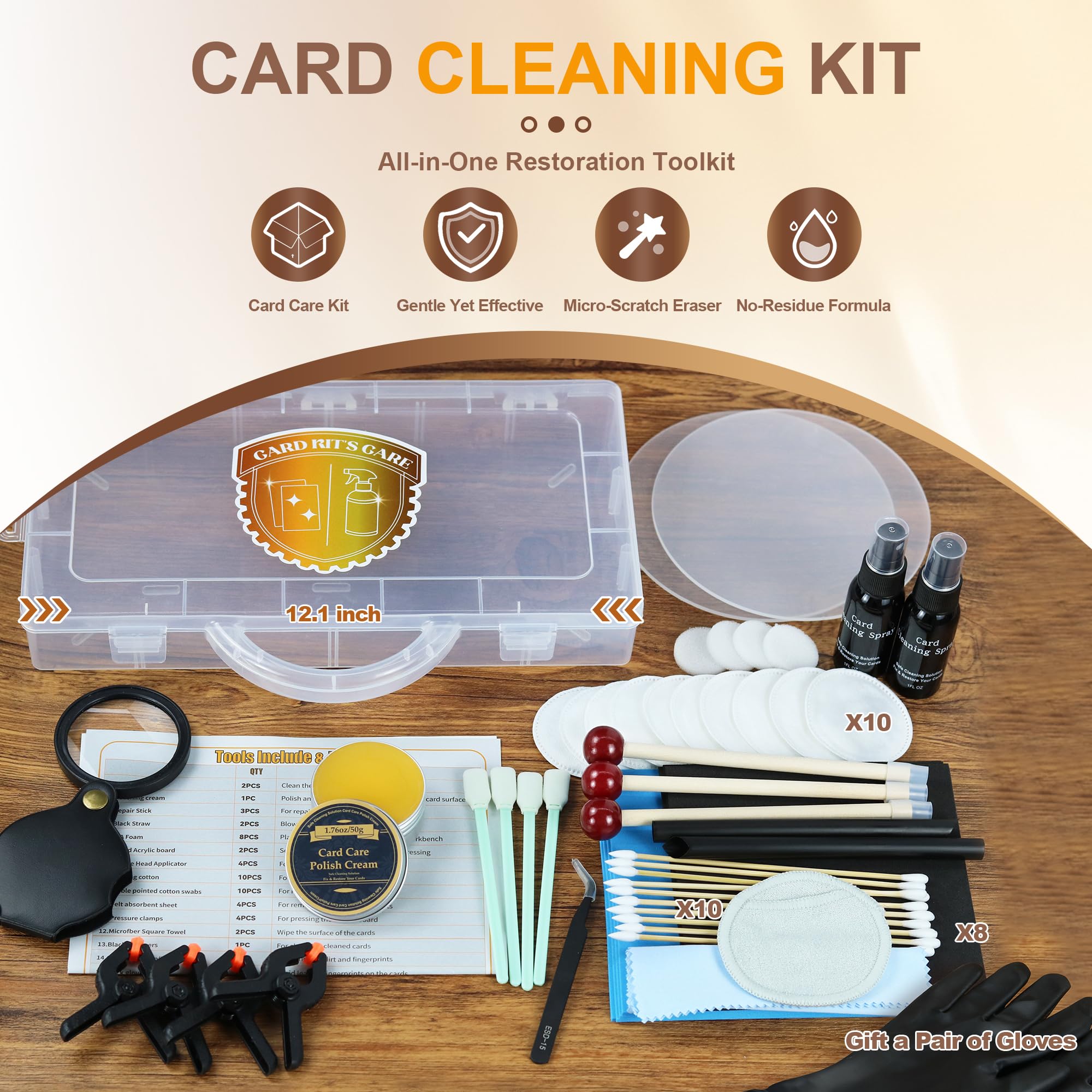Amazon.com: 17-in-1 Card Cleaning Kit, Card Care Polishing