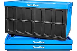 Easy-Folding Multipurpose Storage Bin with Lid (3-Pack)